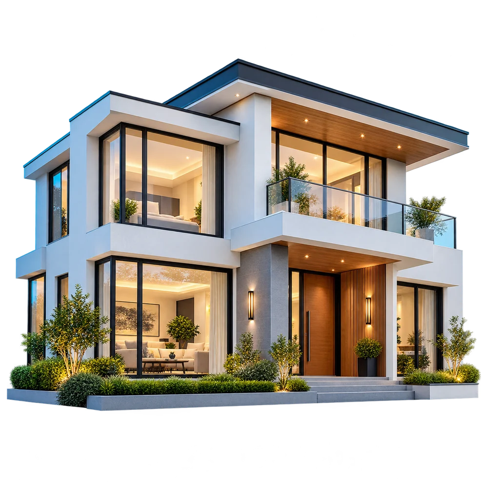 Ilustração de seguro residencial
